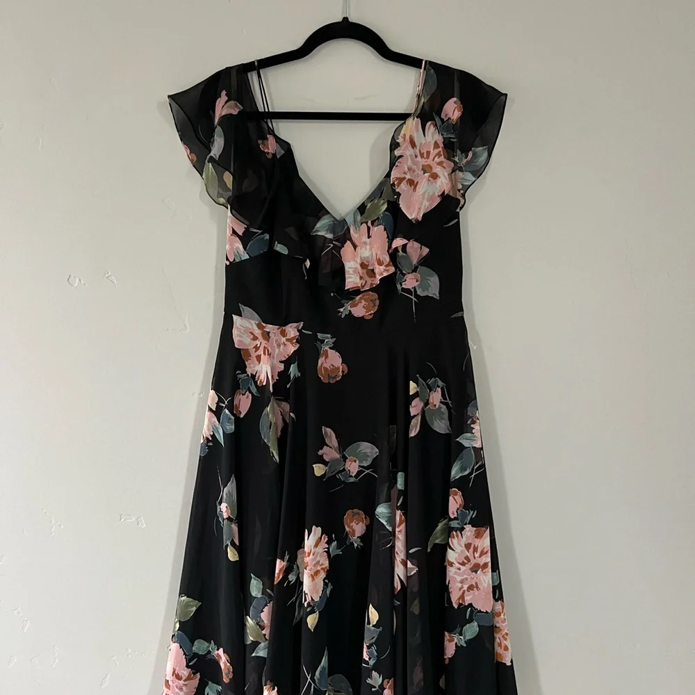 Jenny Yoo Collection Floral Dress - Size 10 - Picture 4 of 6